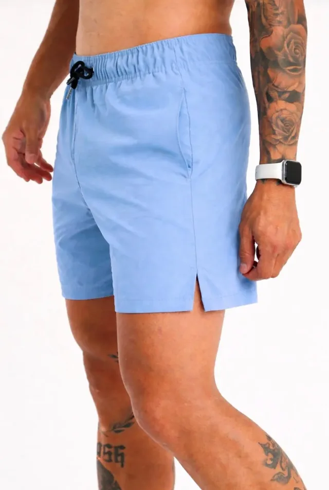 Bermuda Tactel Azul - Haulking atacado