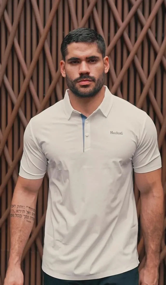 Polo Bege - Haulking atacado